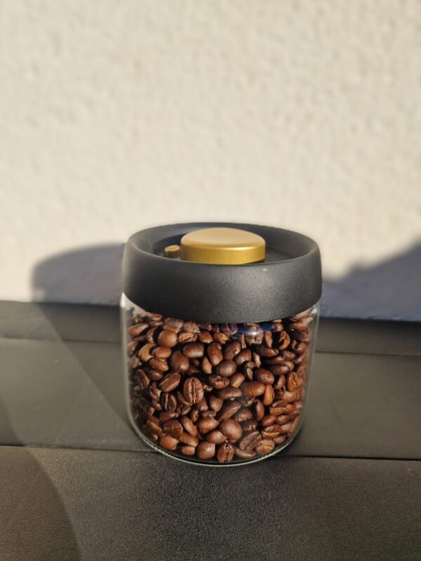 Bocal hermétique avec extraction d'air 500ml café Amélie-les-Bains